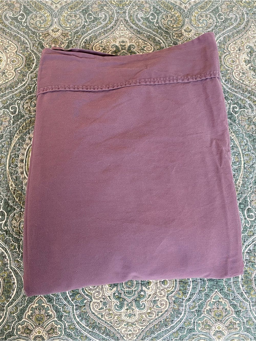Wamsutta Plum Solid Sheet - Deep Plum